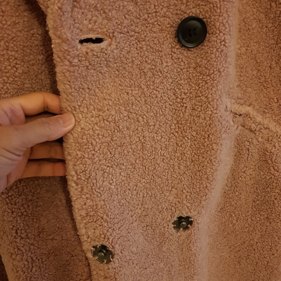 Lucky brand faux teddy fur coat in Large - Picture 9 of 10